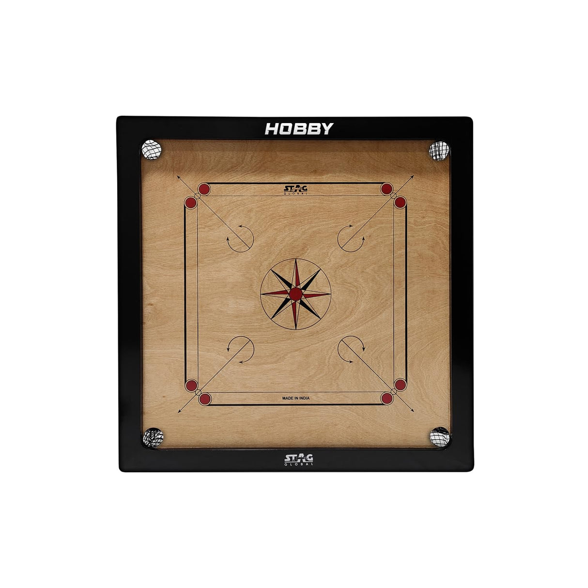 STAG Hobby Carrom Board with Coins - Carrom Board - Dawson Sports