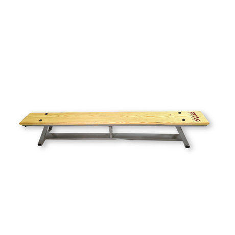 STAG Metal Wooden Bench - 2m - Benches - Dawson Sports