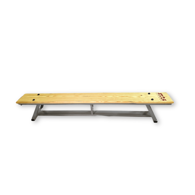 STAG Metal Wooden Bench - 2m - Benches - Dawson Sports