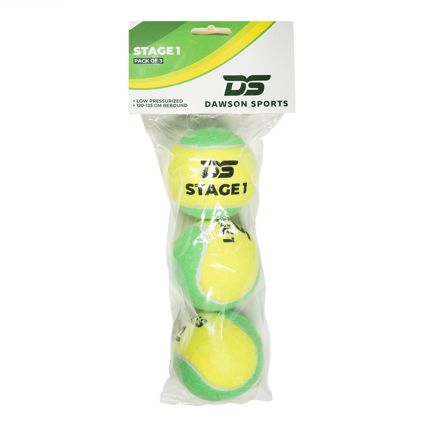 Tennis Ball (Set of 3) - Stage 1 - Tennis Balls - Dawson Sports