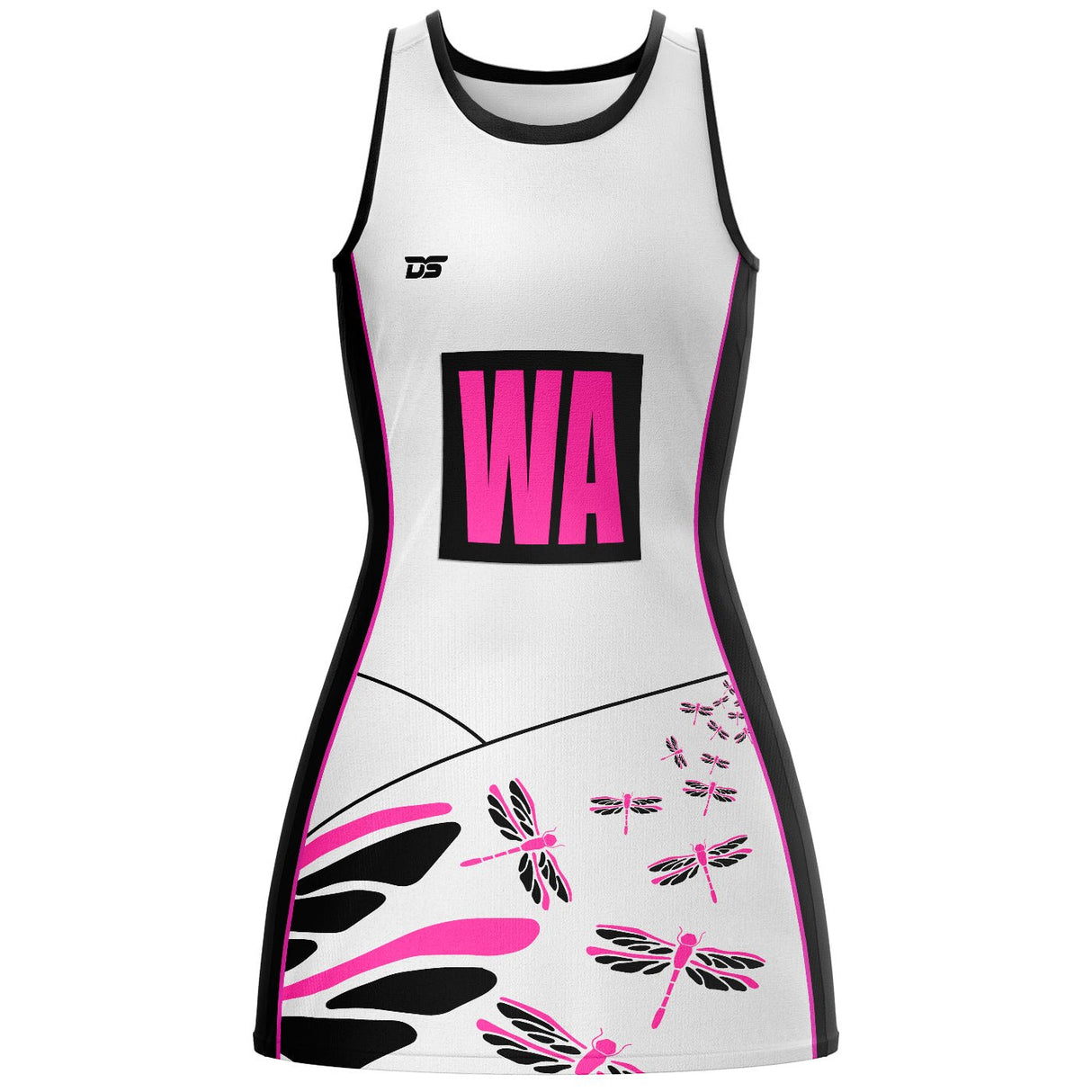 The Dragonflies Netball Dress - Bespoke Apparel - Dawson Sports