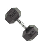 TP HEX Rubber Dumbbells (Pair) - Fitness - Dawson Sports