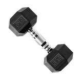 TP HEX Rubber Dumbbells (Pair) - Fitness - Dawson Sports
