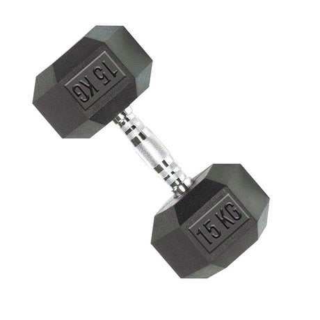 TP HEX Rubber Dumbbells (Pair) - Fitness - Dawson Sports