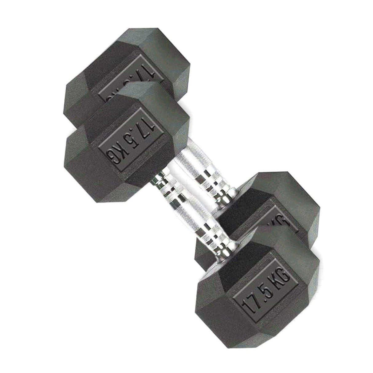 TP HEX Rubber Dumbbells (Pair) - Fitness - Dawson Sports