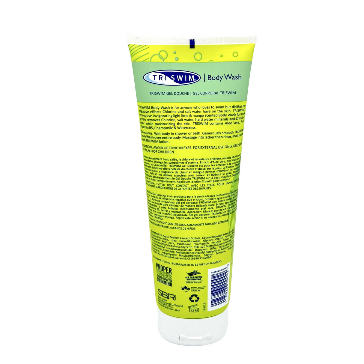TRISWIM - BODY WASH (Lime & Mango) 251ml - Body Wash - Dawson Sports
