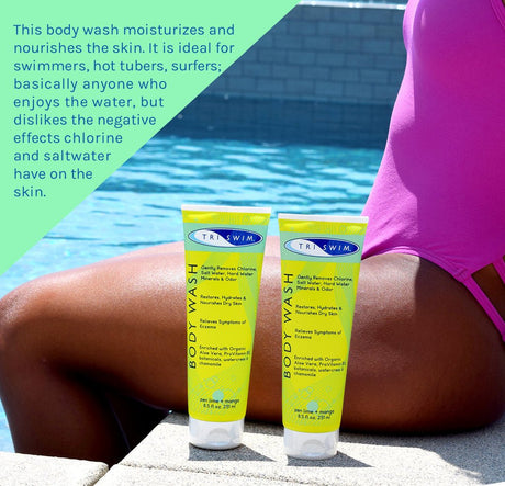 TRISWIM - BODY WASH (Lime & Mango) 251ml - Body Wash - Dawson Sports