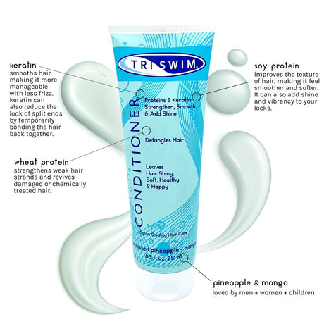 TRISWIM - CONDITIONER (Pineapple & Mango) 251ml - Hair Care - Dawson Sports