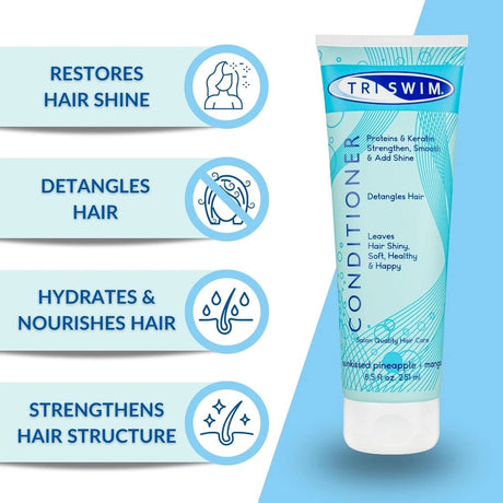 TRISWIM - CONDITIONER (Pineapple & Mango) 251ml - Hair Care - Dawson Sports