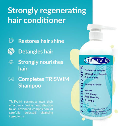 TRISWIM - CONDITIONER (Pineapple & Mango) 946ml - Hair Care - Dawson Sports
