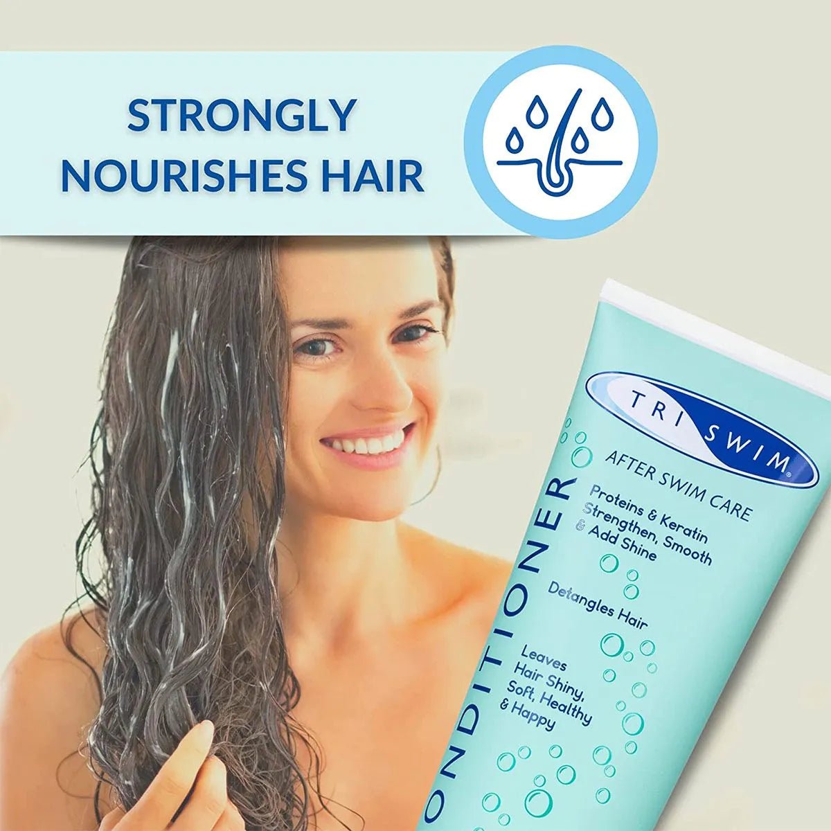 TRISWIM - HAIR CONDITIONER (Lychee & Mango) 250ml - Hair Care - Dawson Sports