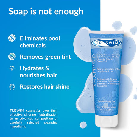 TRISWIM - HAIR SHAMPOO (Lime & Mango) 251ml - Hair Care - Dawson Sports