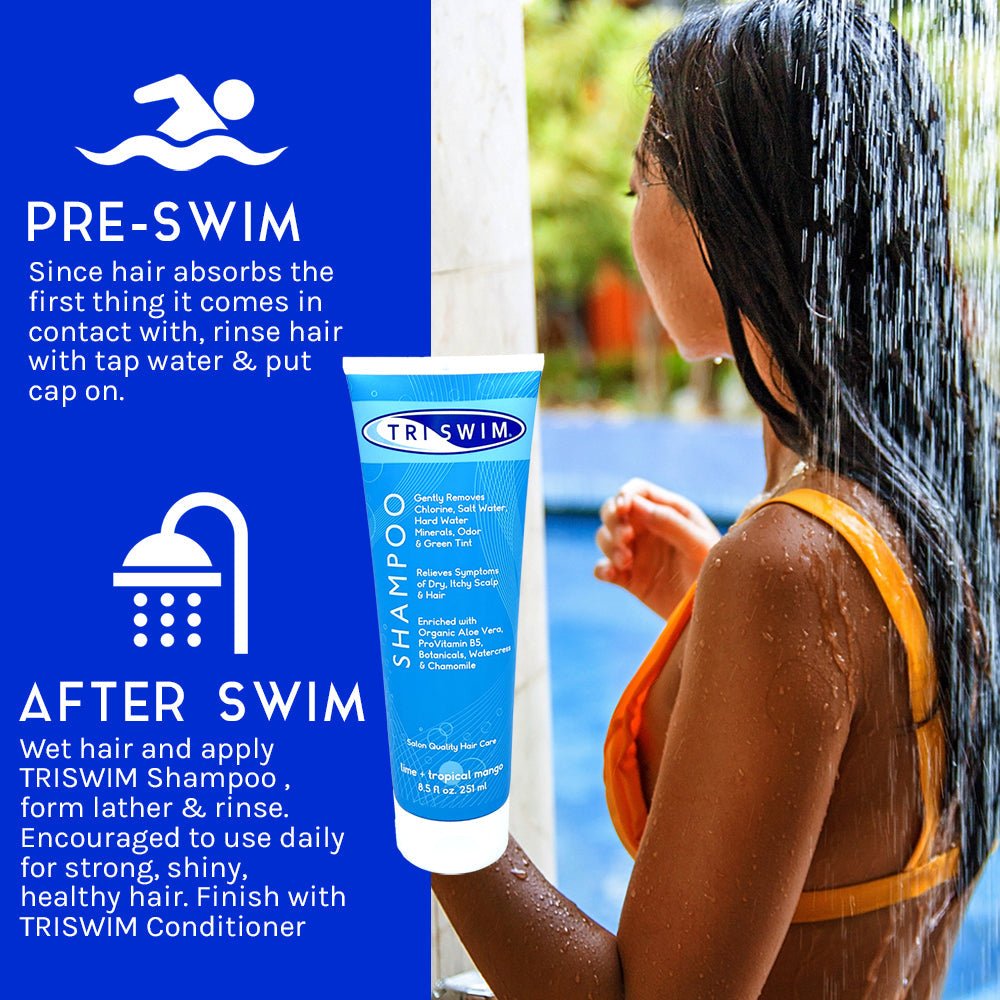 TRISWIM - HAIR SHAMPOO (Lime & Mango) 251ml - Hair Care - Dawson Sports