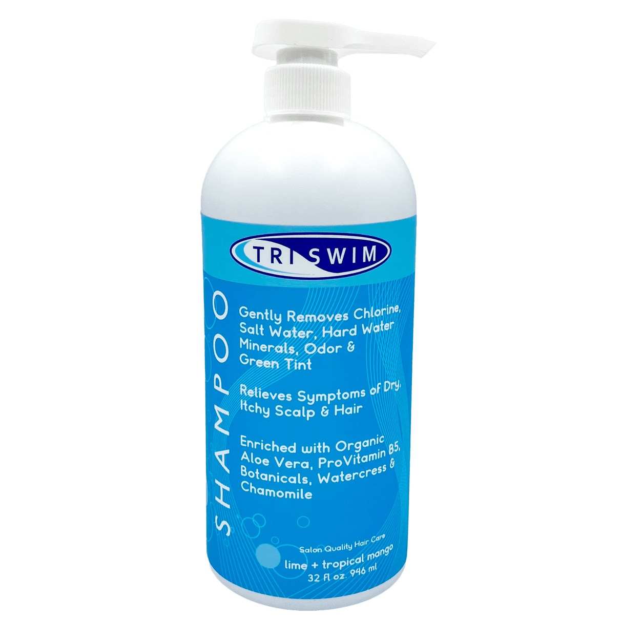 TRISWIM - HAIR SHAMPOO (Lime & Mango) 946ml - Body Wash - Dawson Sports