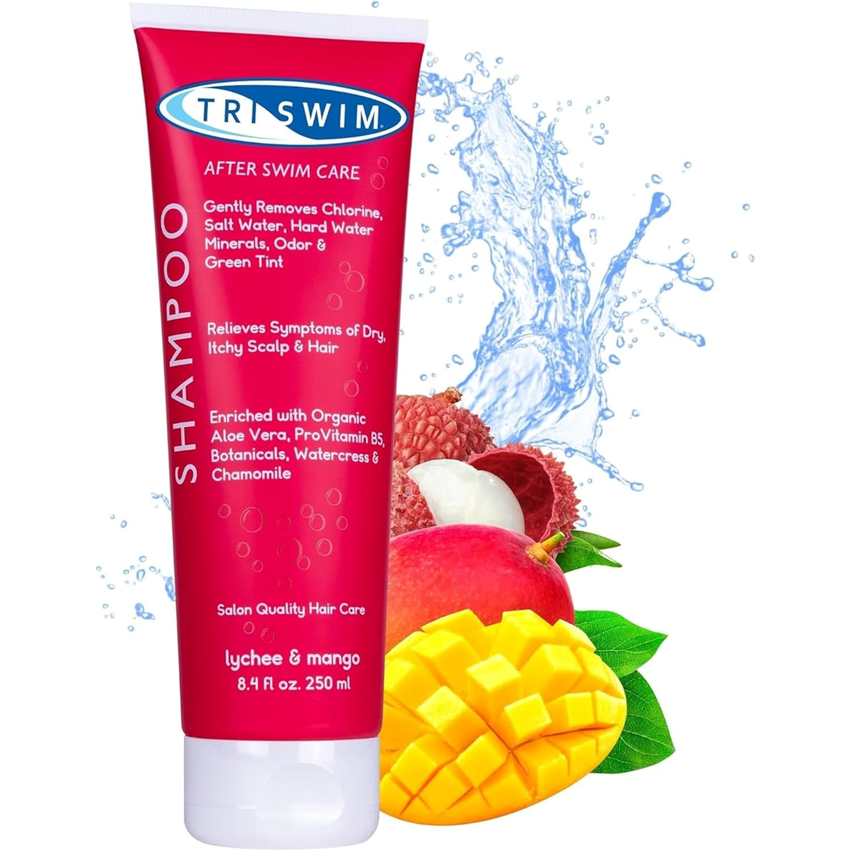 TRISWIM - HAIR SHAMPOO (Lychee & Mango) 250ml - Hair Care - Dawson Sports