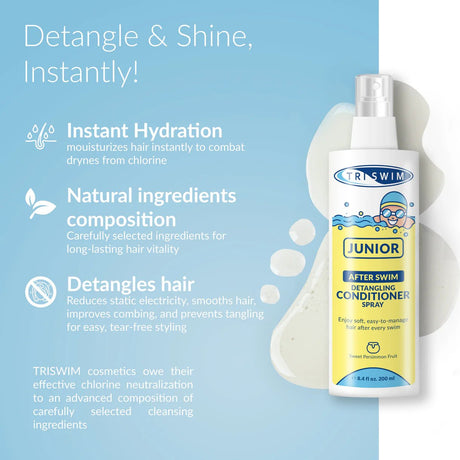 TRISWIM JUNIOR DENTANGLING CONDITIONER 200ml - Hair Care - Dawson Sports