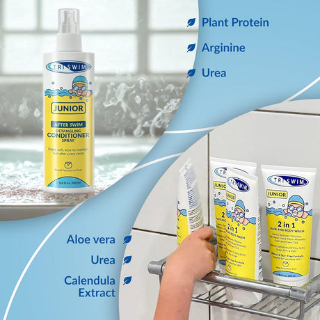 TRISWIM JUNIOR DENTANGLING CONDITIONER 200ml - Hair Care - Dawson Sports