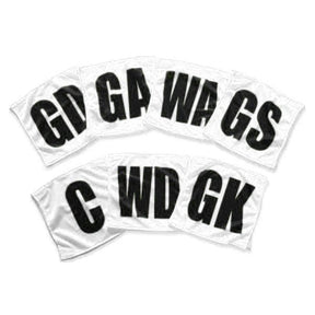 Velcro Netball Position Patches - Training Bibs - Dawson Sports