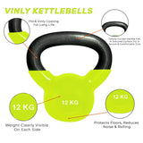 Vinyl Coated Cast Iron Kettlebell - Kettlebell - Dawson Sports