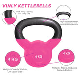 Vinyl Coated Cast Iron Kettlebell - Kettlebell - Dawson Sports