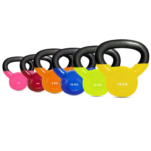 Vinyl Coated Cast Iron Kettlebell - Kettlebell - Dawson Sports