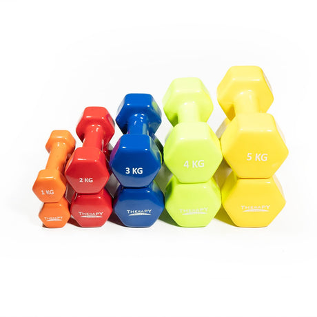 Vinyl Dumbbells - Sold as Pair - Dumbbells - Dawson Sports
