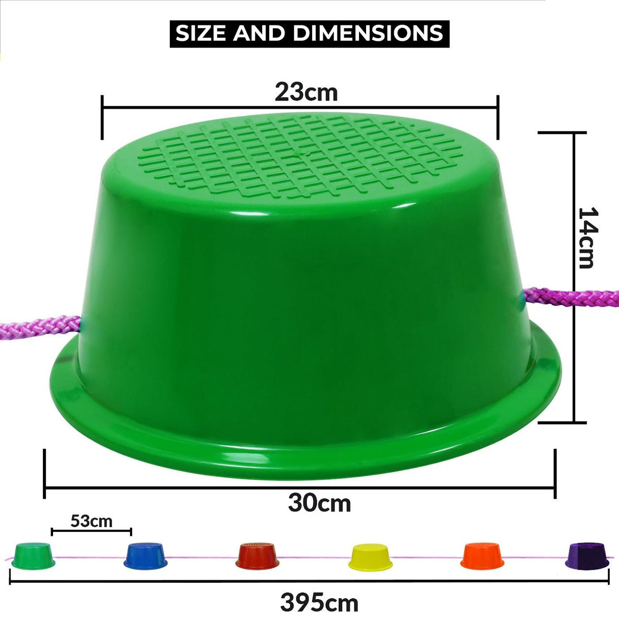 Walking Buckets - Set of 6 - Educational Play - Dawson Sports