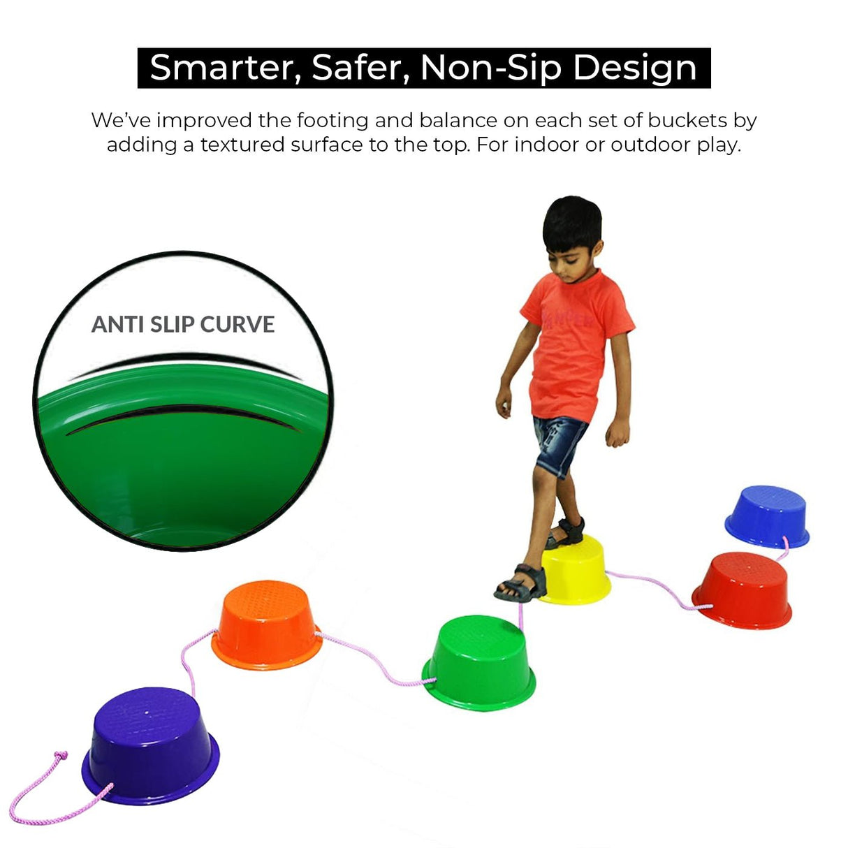 Walking Buckets - Set of 6 - Educational Play - Dawson Sports