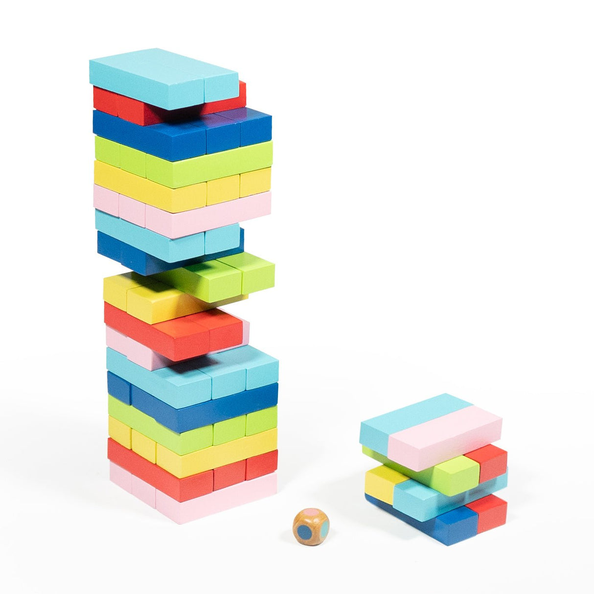 Wooden Coloured High Tower Game - Indoor Games - Dawson Sports