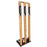 Wooden Spring Stump Set - Premium - Cricket Stumps - Dawson Sports