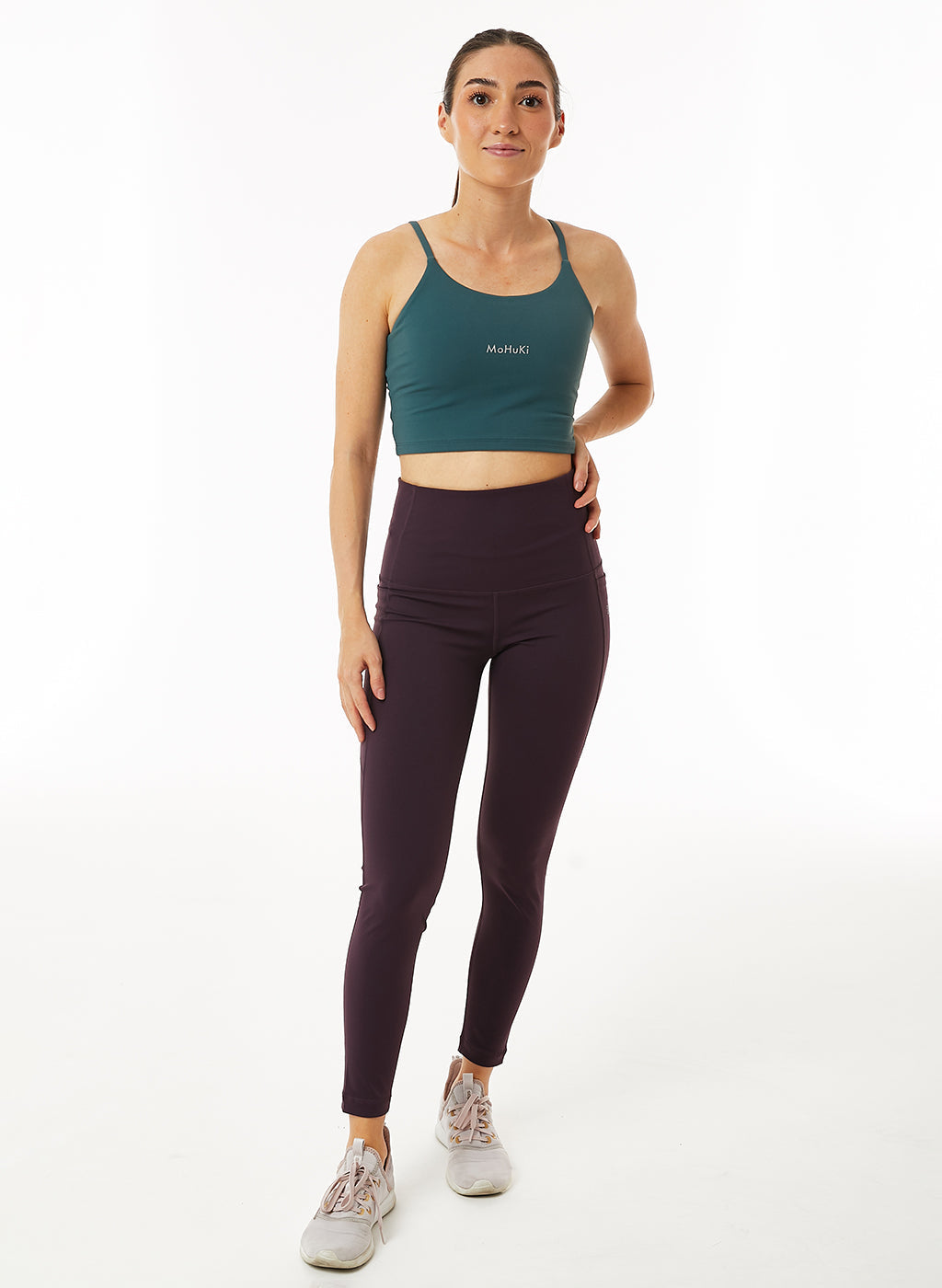 Laura Side Pocket Legging - Dark Purple