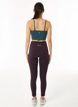 Laura Side Pocket Legging - Dark Purple