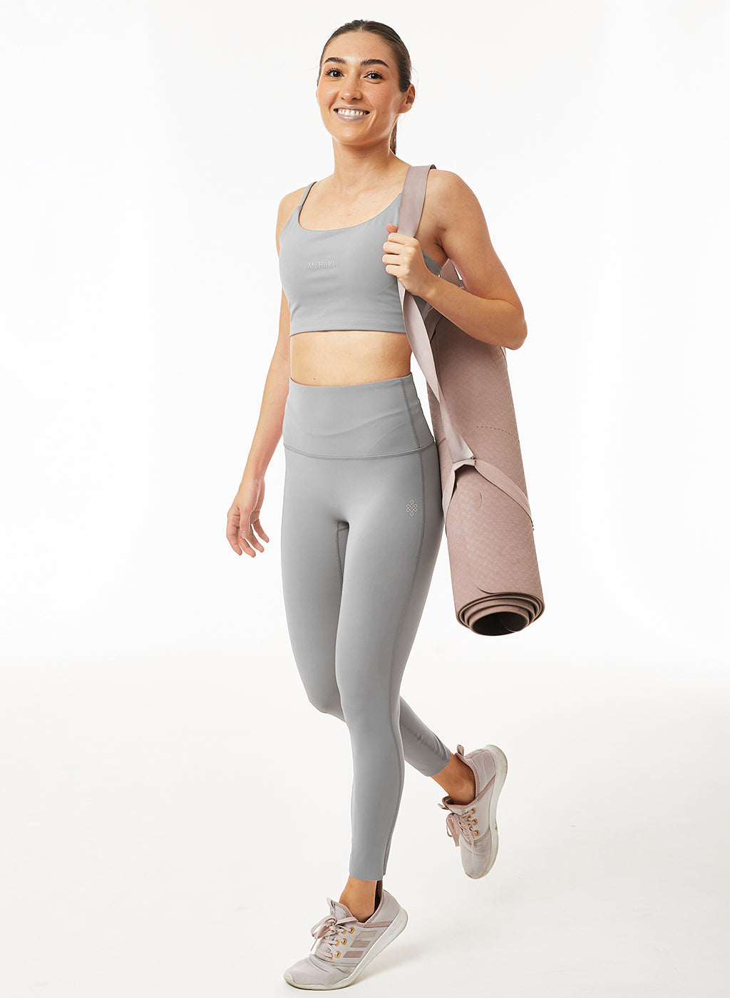 Lily High Waisted Legging - Grey