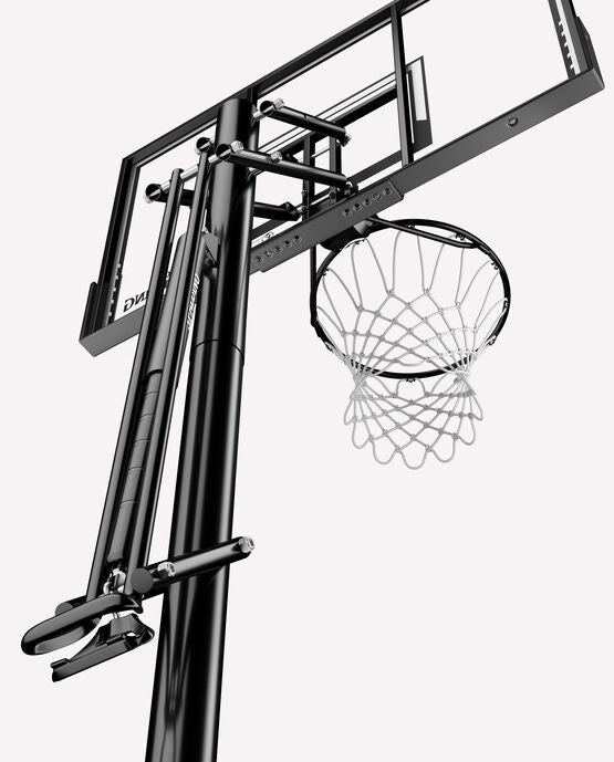Spalding SILVER Portable Basketball System 52" ACRYLIC