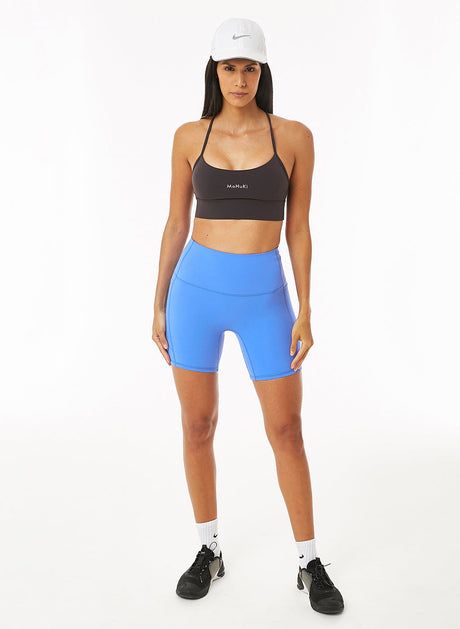 Olivia Side Pocket Shorts - Sky Blue