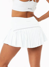 Leti Pleated Skirt - White