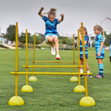 Agility Training Kit (9 Poles, 6 Dome, 6 Connector) - Coaching & Drills - Dawson Sports