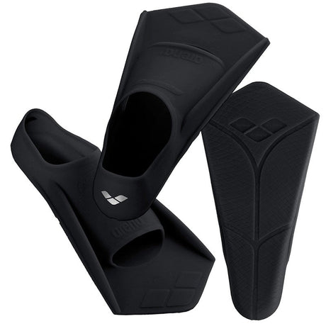 Arena Powerfin - Black/Silver - Swimming - Dawson Sports