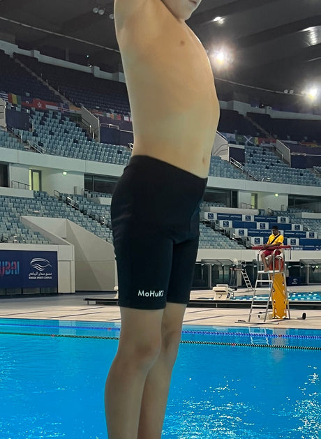 Boys Performance Jammers – Black - Swimming - Dawson Sports