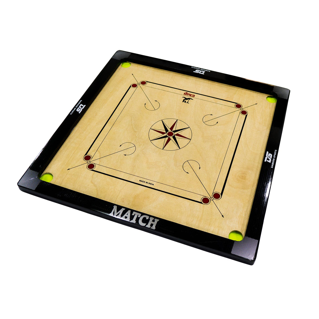 DS MATCH Carrom Board 30x30" - Carrom Board - Dawson Sports