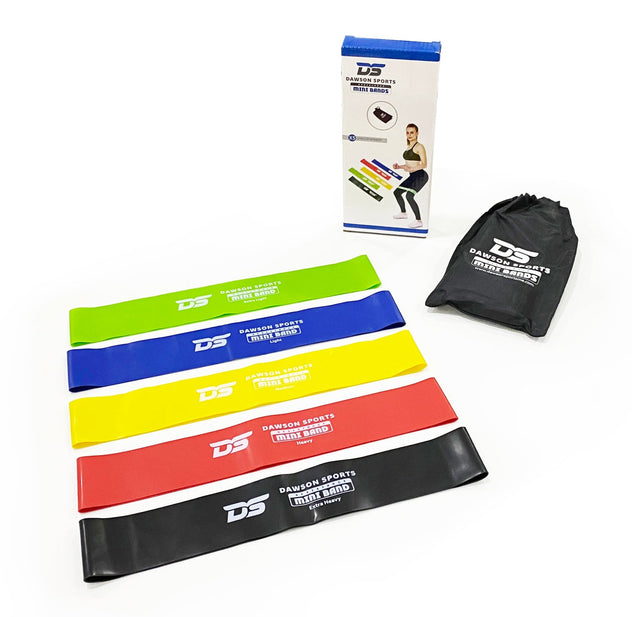 DS Resistance Mini Bands - Pack of 5 - Fitness - Dawson Sports
