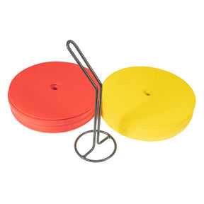 Flat Disc Floor Marker (Pack of 24) - Coaching & Drills - Dawson Sports