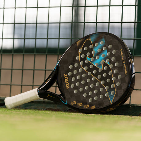 Joma Gold PRO Paddle Racket Black/Turquoise - Padel - Dawson Sports