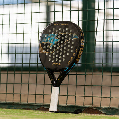 Joma Gold PRO Paddle Racket Black/Turquoise - Padel - Dawson Sports