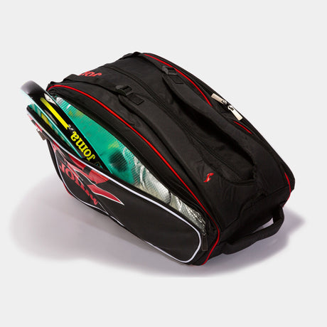 Joma Master Paddle Bag Black Red - Padel - Dawson Sports