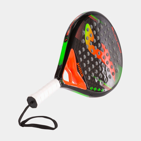 Joma Slam PRO Paddle Racket Black/Fluor Coral - Padel - Dawson Sports