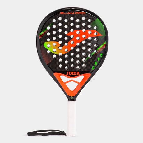 Joma Slam PRO Paddle Racket Black/Fluor Coral - Padel - Dawson Sports
