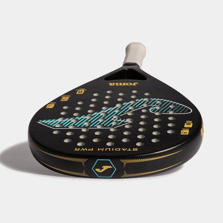 Joma Stadium PWR Paddle Racket Black/Turquoise - Padel - Dawson Sports
