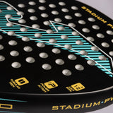 Joma Stadium PWR Paddle Racket Black/Turquoise - Padel - Dawson Sports