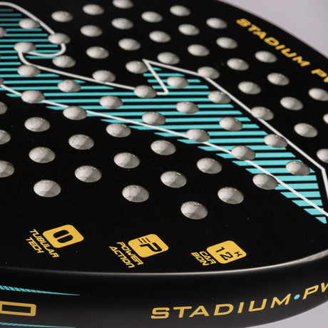 Joma Stadium PWR Paddle Racket Black/Turquoise - Padel - Dawson Sports